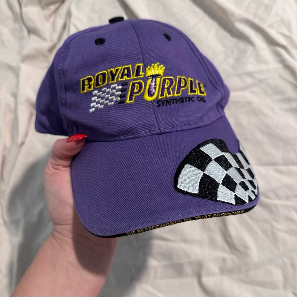 Royal Purple NASCAR hat